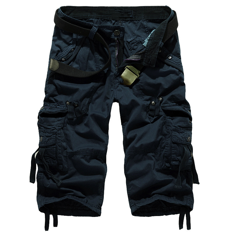 Heren multi-pocket cargoshorts