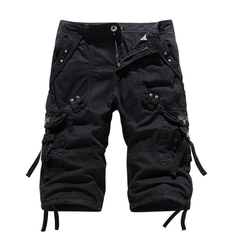 Heren multi-pocket cargoshorts