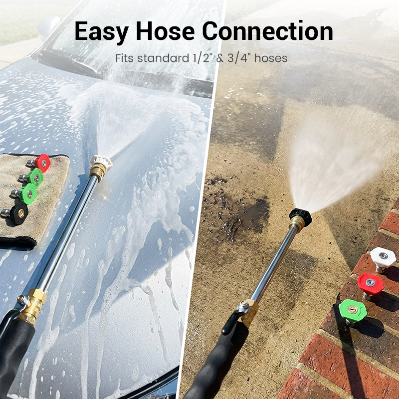Hogedruk waterpistool voor auto en tuin
