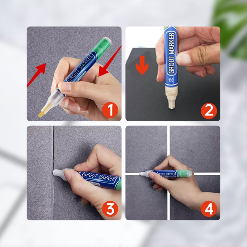 Waterdichte voegverfstift voor tegels