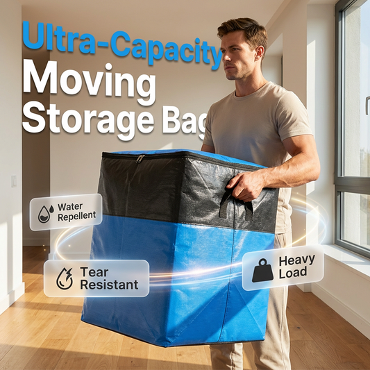 🧳50.000+ verkocht!📦Heavy-Duty Verhuis- & Opbergtas (Tot 180L) | Oersterk & Waterafstotend🏠