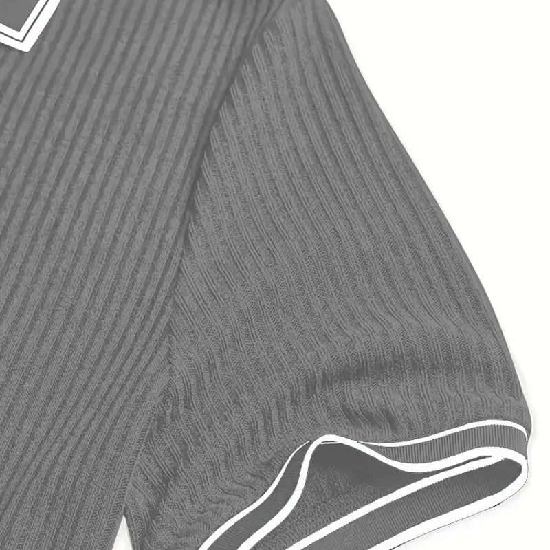 🟑 50% KORTING NU! ☀️ Casual poloshirt met korte mouwen – Ademend polyester, moderne pasvorm & perfect voor ontspannen dagen 🏖️