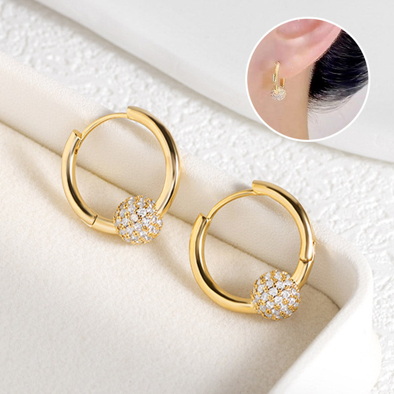 🥳2026 IN DE AANBIEDING🥳💞 50.000+ VERKOCHT!💥50% KORTING!🔥Gouden cirkeloorringen met klein bolletje – hypoallergeen, langdurige glans en perfect voor dagelijks gebruik🌟