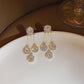 Perfect Gift Zirkoon Oorbellen met Ronde Bloemblaadjes