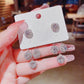 Perfect Gift Zirkoon Oorbellen met Ronde Bloemblaadjes