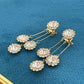 Perfect Gift Zirkoon Oorbellen met Ronde Bloemblaadjes