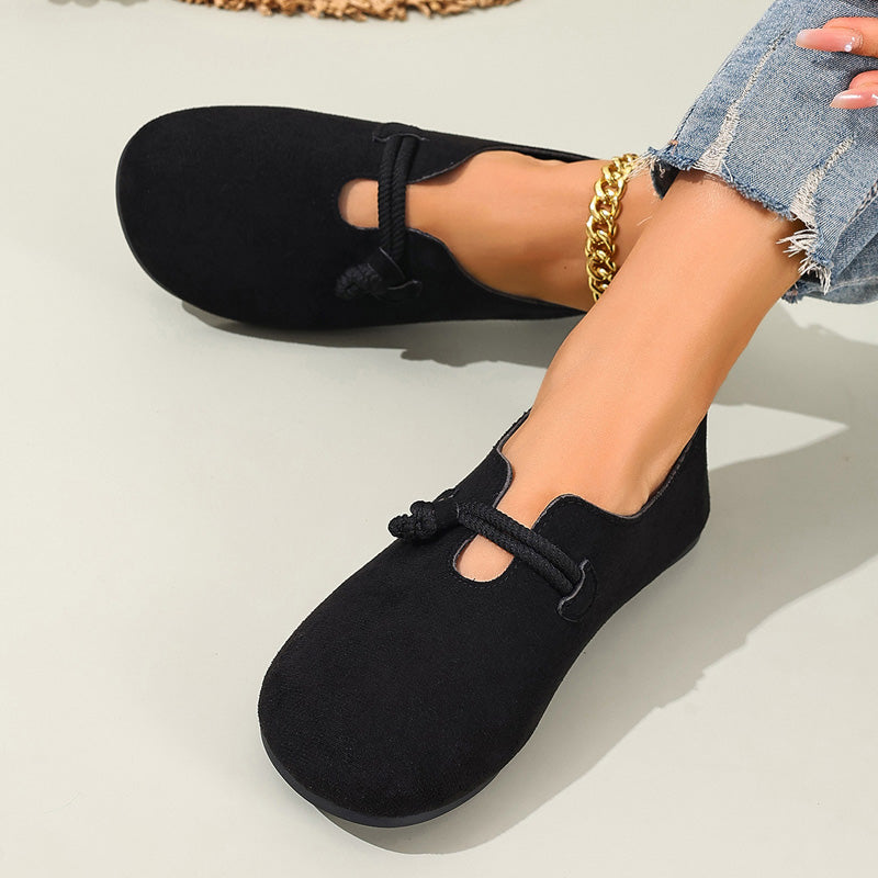 🥿NU 50% KORTING!🎀Comfortabele instappers van imitatie suède – gemakkelijk aan en uit te trekken, ruime ronde neus en tijdloze kleuren💫