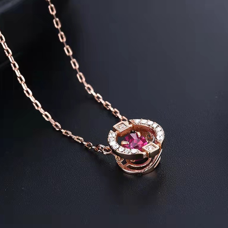 💖Koop 1 krijg 1 gratis🌟Zweetbestendige, verzilverde fonkelende dans-rhinestone ketting