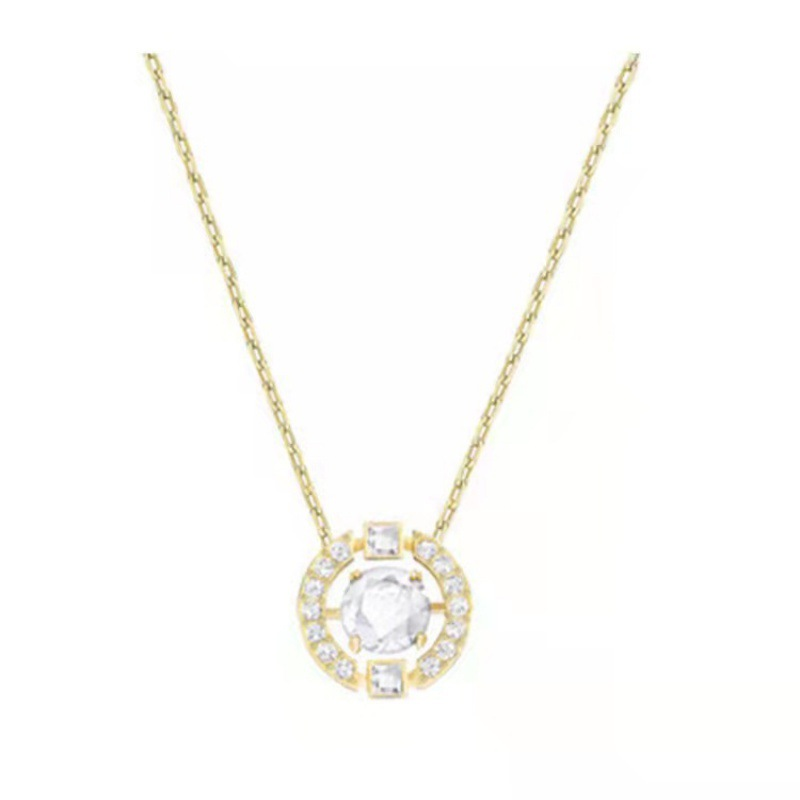 💖Koop 1 krijg 1 gratis🌟Zweetbestendige, verzilverde fonkelende dans-rhinestone ketting