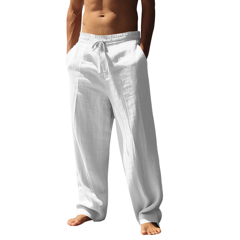 👖 NU 50% KORTING! 🏠 Casual herenbroek met trekkoord en zakken 🌿