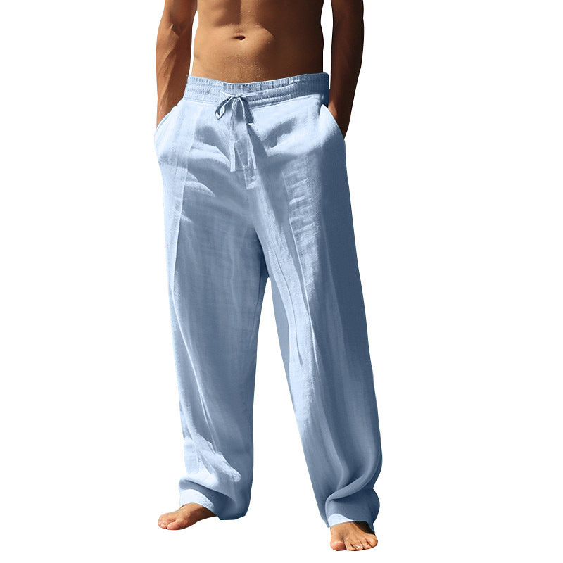 👖 NU 50% KORTING! 🏠 Casual herenbroek met trekkoord en zakken 🌿