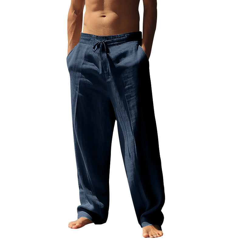 👖 NU 50% KORTING! 🏠 Casual herenbroek met trekkoord en zakken 🌿