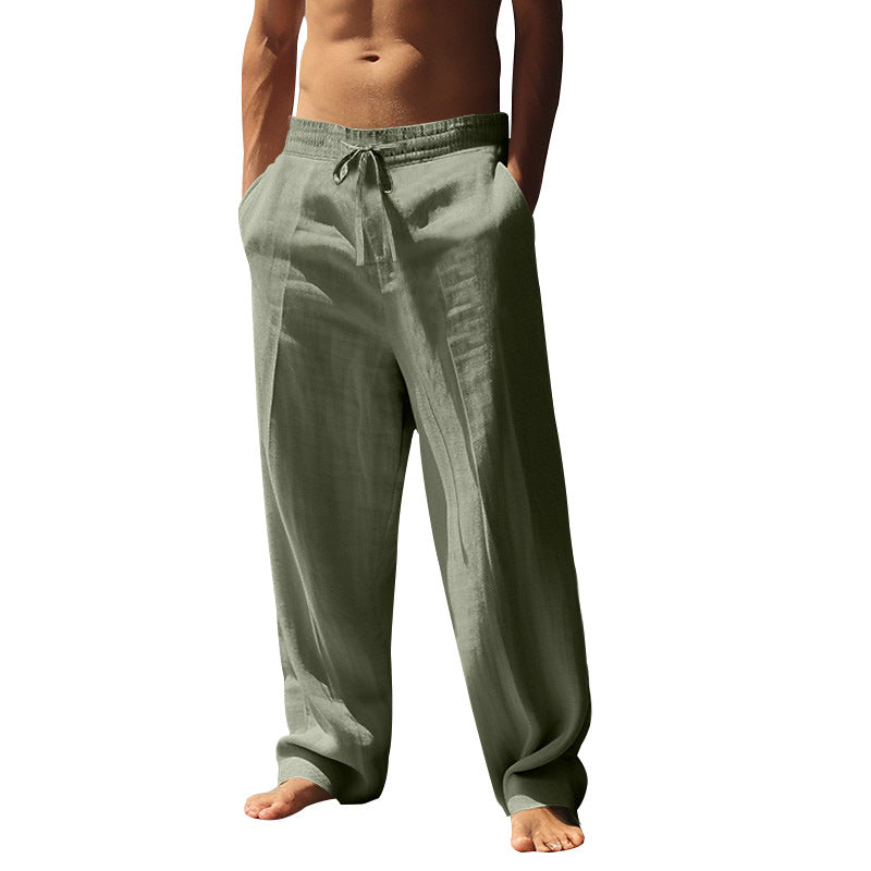 👖 NU 50% KORTING! 🏠 Casual herenbroek met trekkoord en zakken 🌿