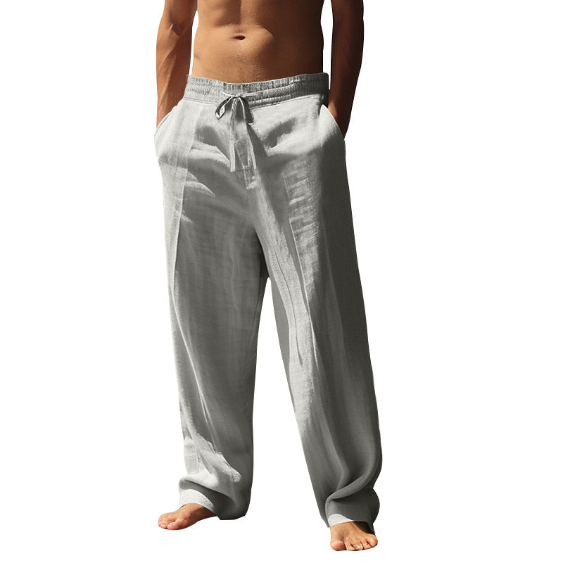 👖 NU 50% KORTING! 🏠 Casual herenbroek met trekkoord en zakken 🌿
