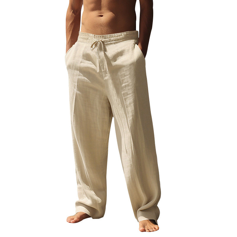 👖 NU 50% KORTING! 🏠 Casual herenbroek met trekkoord en zakken 🌿