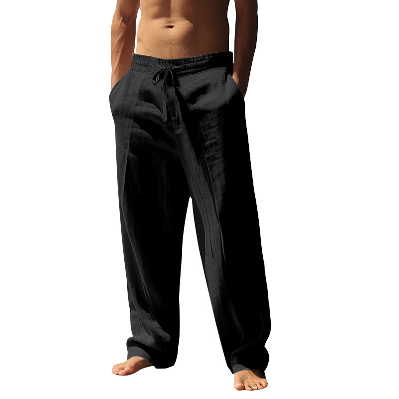 👖 NU 50% KORTING! 🏠 Casual herenbroek met trekkoord en zakken 🌿