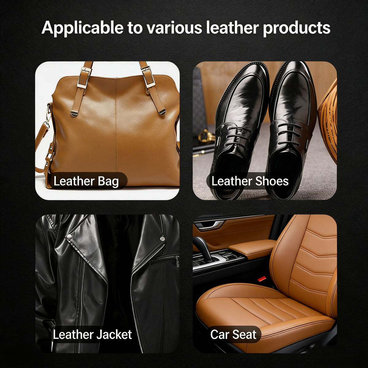 Multi-purpose Leather Oil Care Brush