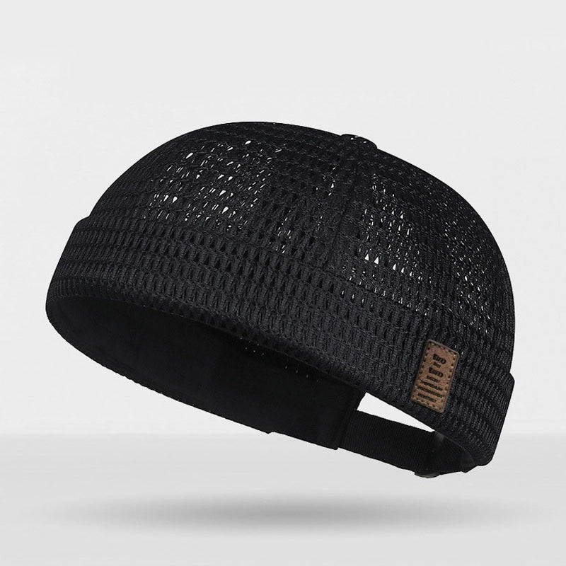 🧢 NU 50% KORTING! 🌬️ Lichte, ademende mazenpet zonder rand – retro docker-stijl, verstelbaar en ultra-lightgewicht – koel comfort ✨