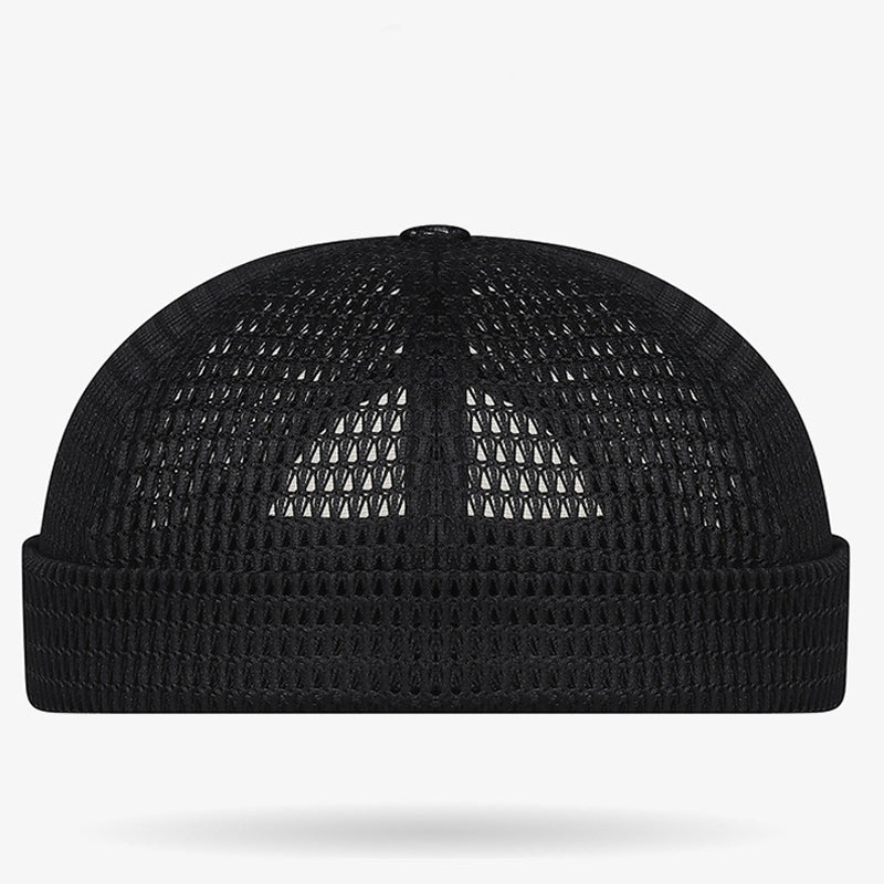 🧢 NU 50% KORTING! 🌬️ Lichte, ademende mazenpet zonder rand – retro docker-stijl, verstelbaar en ultra-lightgewicht – koel comfort ✨