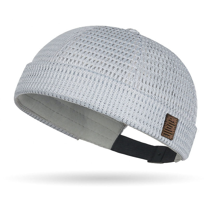 🧢 NU 50% KORTING! 🌬️ Lichte, ademende mazenpet zonder rand – retro docker-stijl, verstelbaar en ultra-lightgewicht – koel comfort ✨