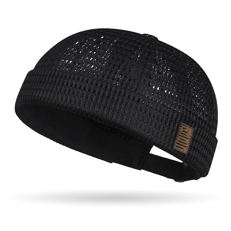 🧢 NU 50% KORTING! 🌬️ Lichte, ademende mazenpet zonder rand – retro docker-stijl, verstelbaar en ultra-lightgewicht – koel comfort ✨
