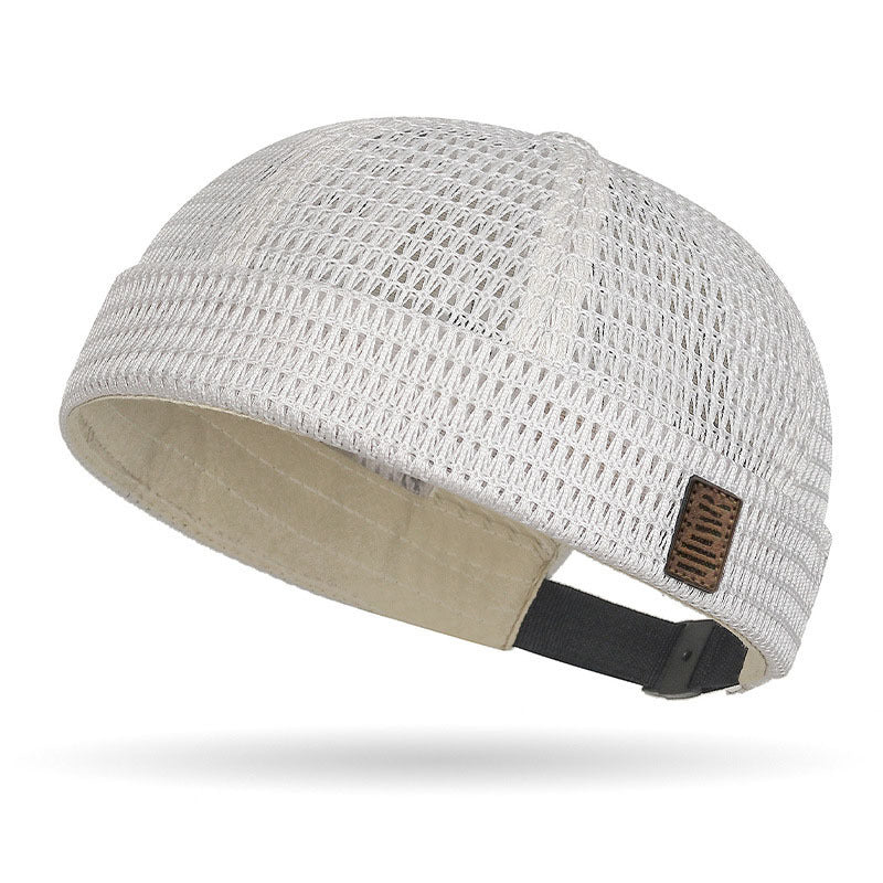 🧢 NU 50% KORTING! 🌬️ Lichte, ademende mazenpet zonder rand – retro docker-stijl, verstelbaar en ultra-lightgewicht – koel comfort ✨