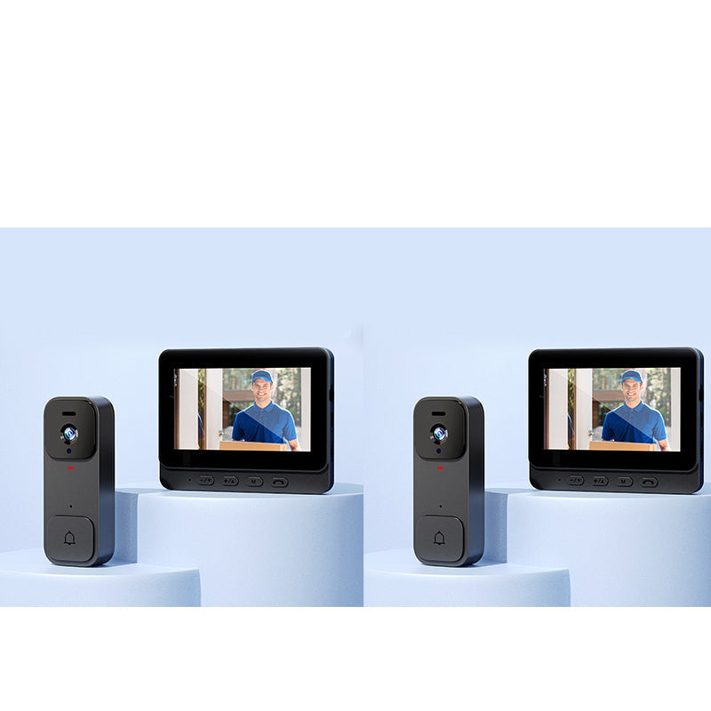 🏠BEPERKTE TIJD 50% KORTING⚡Slimme videodeurbel met 4,3" scherm – live bewaking & tweerichtingsaudio🏡💖