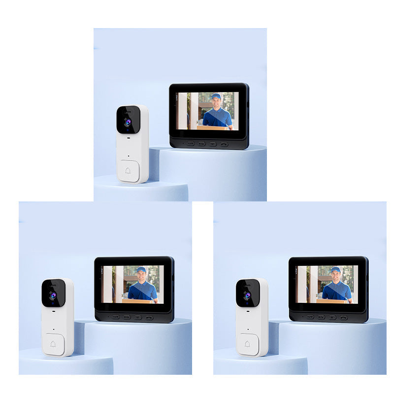 🏠BEPERKTE TIJD 50% KORTING⚡Slimme videodeurbel met 4,3" scherm – live bewaking & tweerichtingsaudio🏡💖