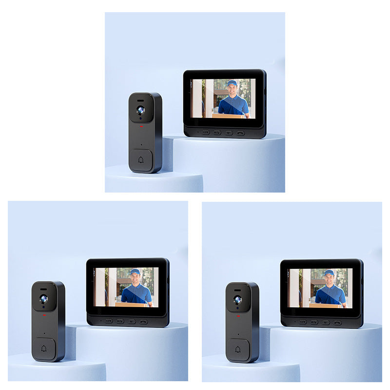 🏠BEPERKTE TIJD 50% KORTING⚡Slimme videodeurbel met 4,3" scherm – live bewaking & tweerichtingsaudio🏡💖