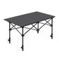 Draagbare opvouwbare campingtafel met opbergtas