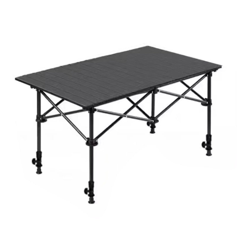 Draagbare opvouwbare campingtafel met opbergtas