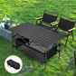 Draagbare opvouwbare campingtafel met opbergtas