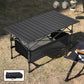 Draagbare opvouwbare campingtafel met opbergtas
