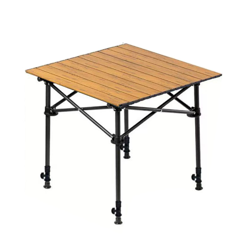 Draagbare opvouwbare campingtafel met opbergtas