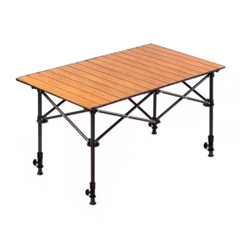 Draagbare opvouwbare campingtafel met opbergtas