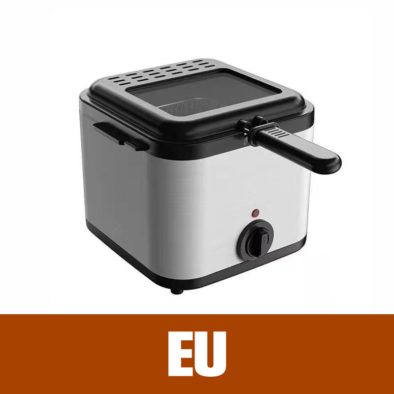 Elektrische friteuse met mand
