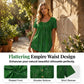 Dames bloemenprint geplooide tuniek top