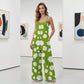 Dames Jumpsuit met Bloemenprint en Wijde Pijpen