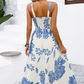 Dames Zomerjurk met Bloemenprint en Spaghettibandjes