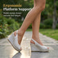 Dames casual wedge-sandalen met open neus