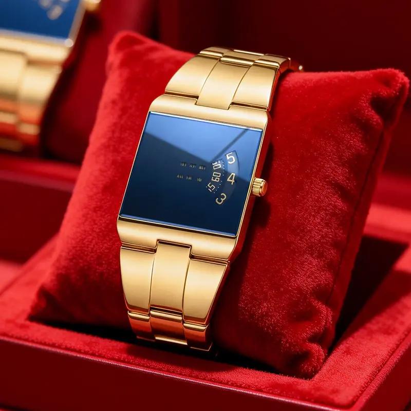 ⌚ BEPERKTE AANBIEDING – 50% KORTING! ✨ Heren Quartz Horloge Vierkante Wijzerplaat – Roestvrij Staal & Mineraalglas – Uniek & Veelzijdig Design voor een Gedurfte Look