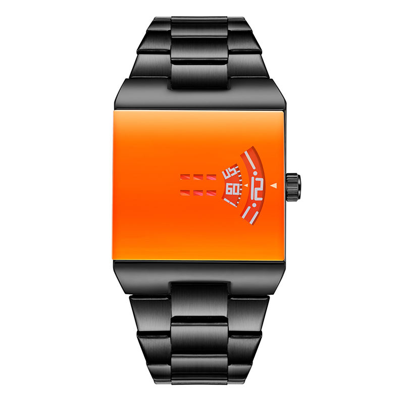 ⌚ BEPERKTE AANBIEDING – 50% KORTING! ✨ Heren Quartz Horloge Vierkante Wijzerplaat – Roestvrij Staal & Mineraalglas – Uniek & Veelzijdig Design voor een Gedurfte Look