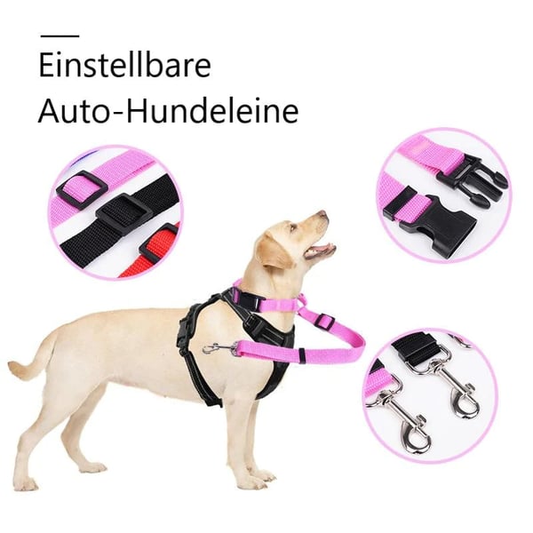 🐾Verstelbare hondenlijn voor in de auto