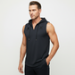 🏋️‍♂️NU 50% KORTING!💪Heren mouwloze trainingshoodie tanktop – V-hals & geïntegreerde capuchon🔥