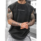 Vintage Gewassen Losvallend Gym Muscle T-shirt – Ademend en Stijlvol