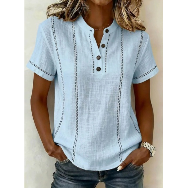 Dames casual short sleeve top
