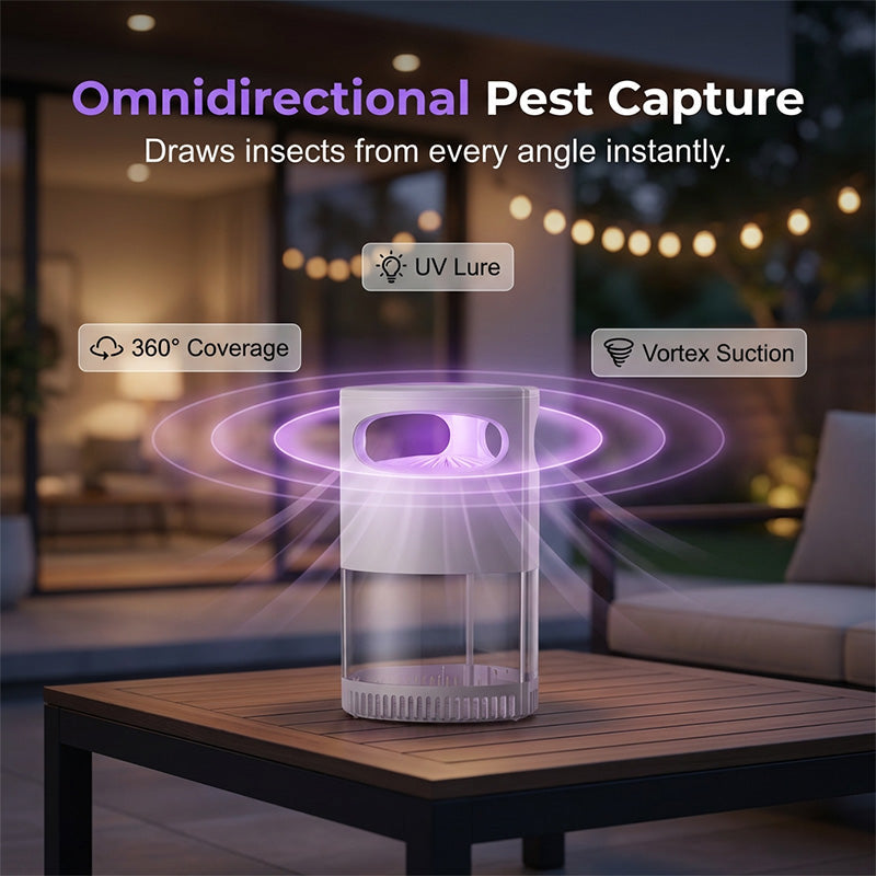 🦟 Stille UV Muggenlamp / Insectenval | Geruisloos & Gifvrij | USB Voeding | Geschikt voor Slaapkamer Meer dan 50.000 verkocht! 🔇🌙
