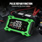 🔋 12V 6A slimme acculader – pulsherstel voor oude batterijen, geschikt voor alle auto's en motoren.