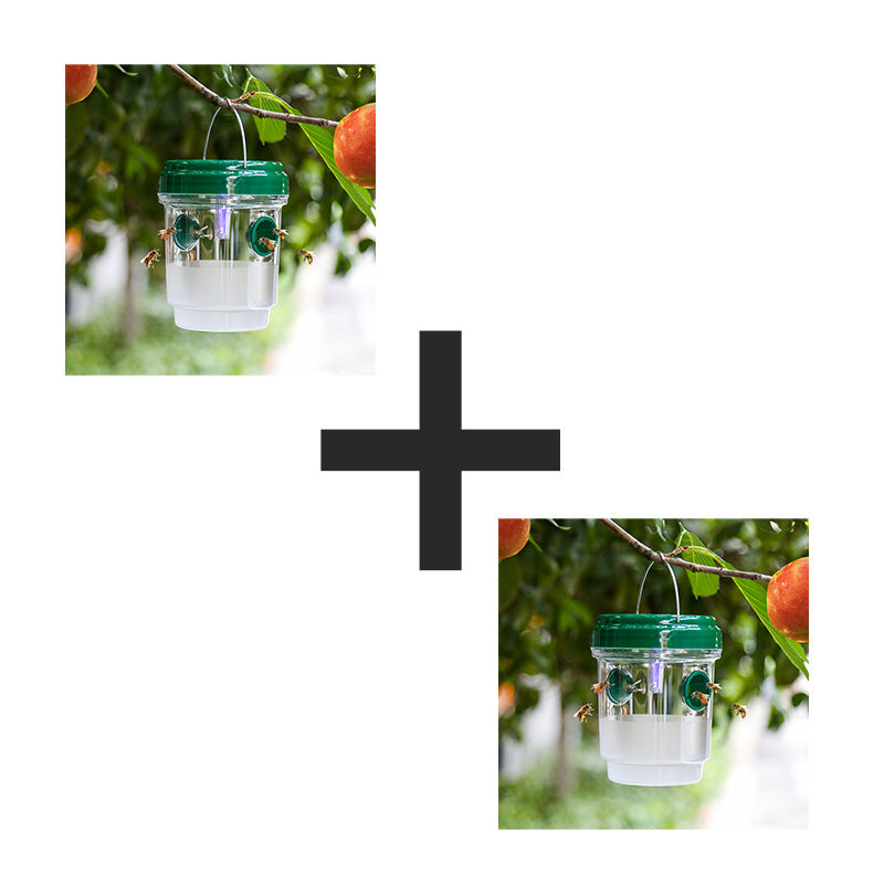 🛡️ Bescherm je tuin tegen wespen – zonne-energie val met LED-licht – weerbestendig en onderhoudsvriendelijk 🌞🐝