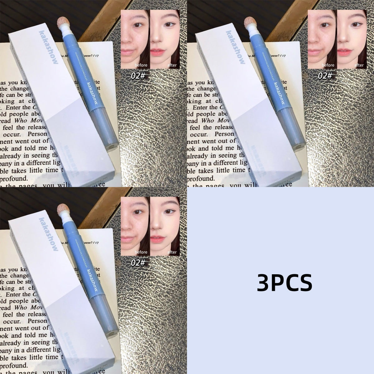 ❤️2 voor de prijs van 1❤️ Hydraterende crèmeconcealerpen met sponsapplicator